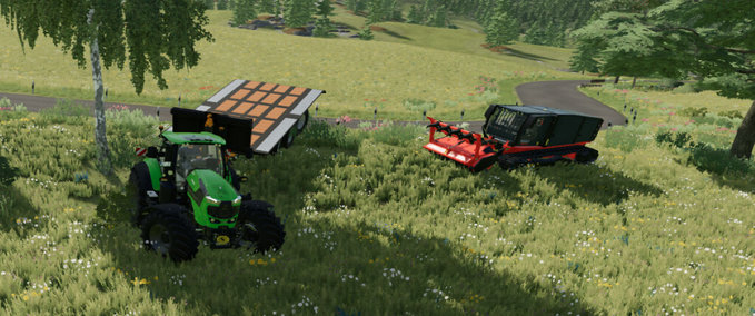 Sonstige Anhänger Transport Plattform 4000/H Landwirtschafts Simulator mod