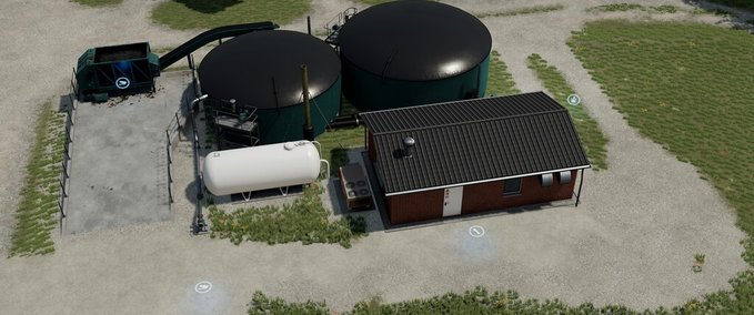 Platzierbare Objekte Biogasanlage 150kW Landwirtschafts Simulator mod