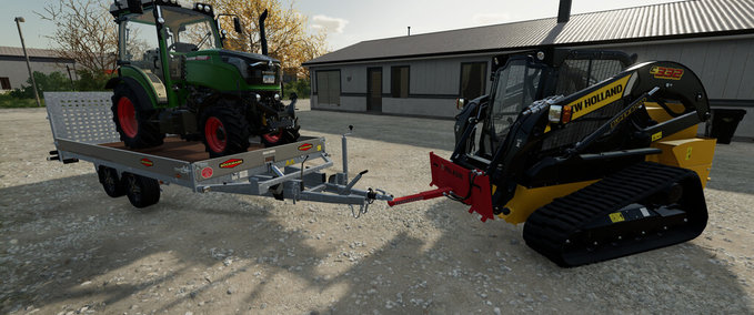 Sonstige Anhänger Kompaktlader-Anhänger-Mover Landwirtschafts Simulator mod