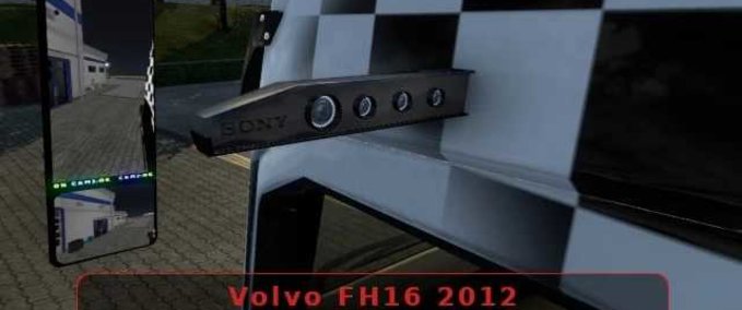 Volvo FH16 2012 Digital Mirrors Cam System v1.5 - 1.43 Mod Image