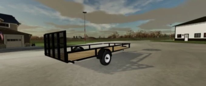 Sonstige Anhänger Big Tex Utility Trailer umgerüstet Landwirtschafts Simulator mod