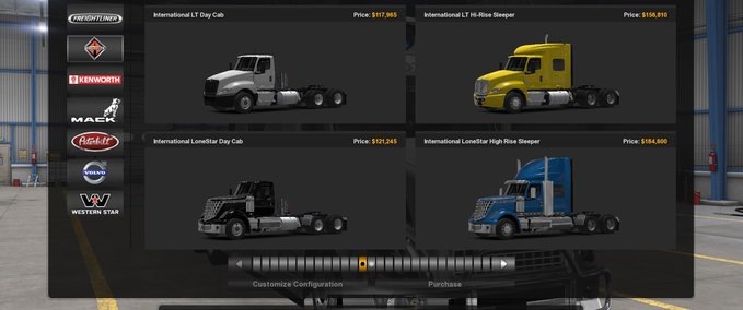 Trucks Alle SCS LKWs im Mod Dealer - 1.43 American Truck Simulator mod