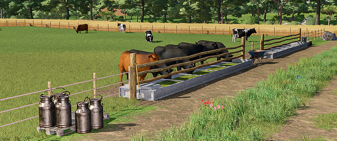 Platzierbare Objekte Offene Kuhweide Landwirtschafts Simulator mod