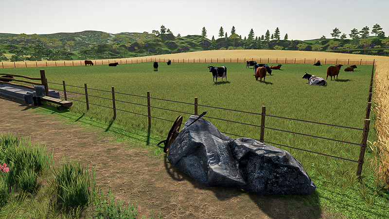 Fs22 Open Cow Pasture V 10 Placeable Objects Mod Für Farming Simulator 22 9201