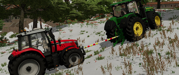Sonstige Anbaugeräte Abschleppstange Landwirtschafts Simulator mod