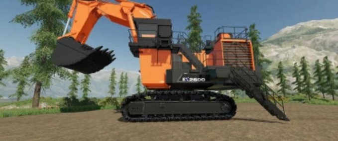 Bagger & Radlader Hitachi 2600 EX Landwirtschafts Simulator mod