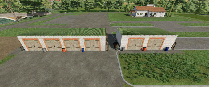 Platzierbare Objekte Mittlere Und Kleine Garage Landwirtschafts Simulator mod