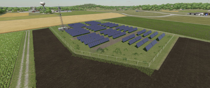 Platzierbare Objekte XXL Solar Park Landwirtschafts Simulator mod