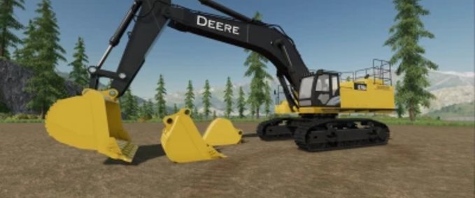 Bagger & Radlader John Deere 870G Landwirtschafts Simulator mod
