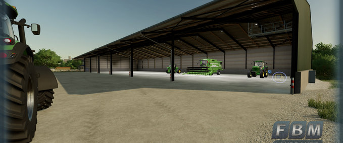 Placeable Objects [FBM22] BGA Halle Farming Simulator mod