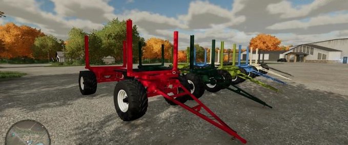 Sonstige Anhänger Metalltechnik Langholz Landwirtschafts Simulator mod