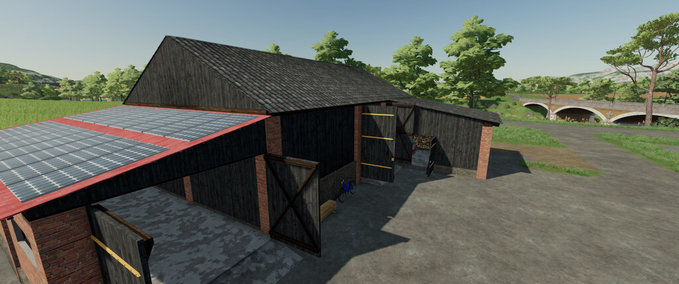 Platzierbare Objekte Scheune Mit Garage Landwirtschafts Simulator mod