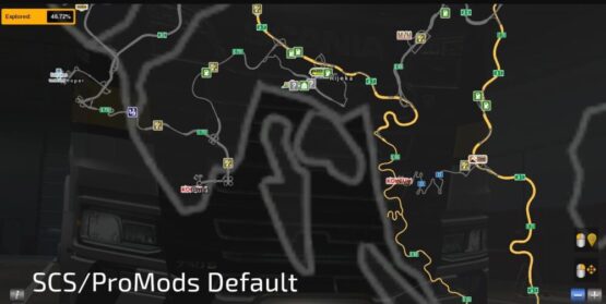 ProMods HQ Background Maps v1.2  [1.40] thumbnail 2