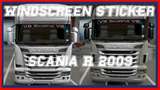 Scania R and Streamline 2009 Windsreen Sticker Mod Thumbnail