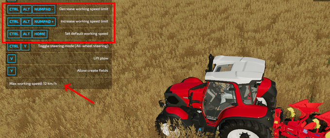 Tools Veränderbare Arbeitsgeschwindigkeit Landwirtschafts Simulator mod