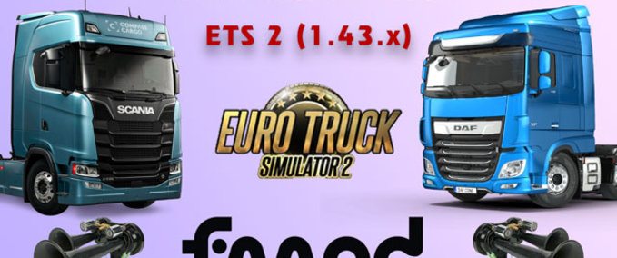 Trucks FIAM HORN MOD - 1.43 Eurotruck Simulator mod