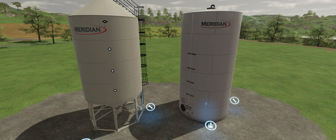 Platzierbare Objekte Erweiterte Meridian Silos Landwirtschafts Simulator mod
