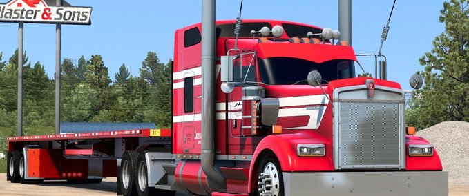 Trucks Kenworth W900 Highway Killer By Jon Ruda (1.43.x)  American Truck Simulator mod