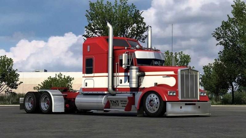 Ats Kenworth W900 Flatglass Truck V10 143x V 12 Trucks Mod Für American Truck Simulator