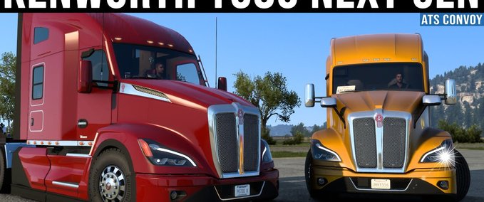 Trucks Kenworth T680 Next Gen Truck (1.43.x) American Truck Simulator mod