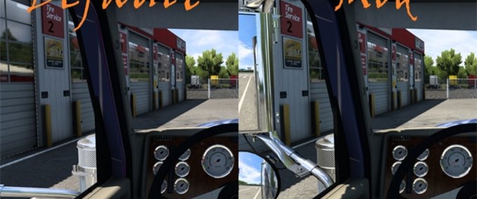 Trucks 9900i Brought forward of the Mirror American Truck Simulator mod