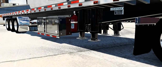 Trailer Besitzbarer Fruehauf Flatbet - 1.43 American Truck Simulator mod