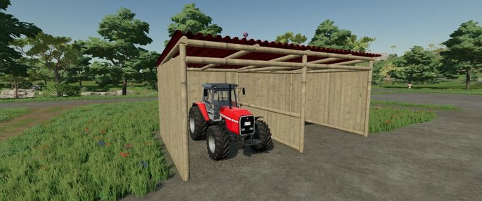 Platzierbare Objekte Schuppen Mit Zwei Buchten Landwirtschafts Simulator mod