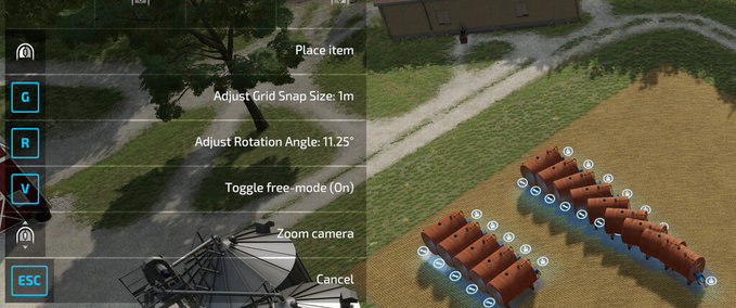 Tools Gebäude-Rastern Landwirtschafts Simulator mod