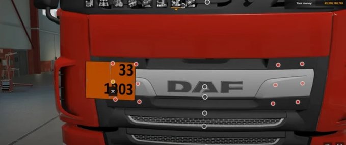 Trucks K.R.T Stickers & Plates  Eurotruck Simulator mod