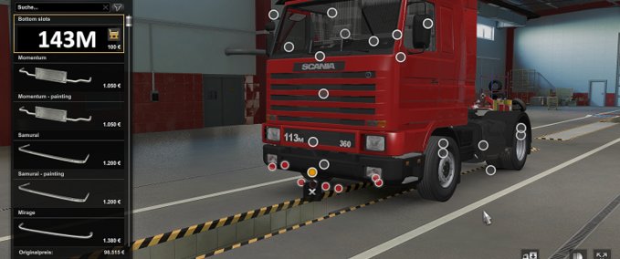 Sonstige Scania 143M TUNING Pack Eurotruck Simulator mod