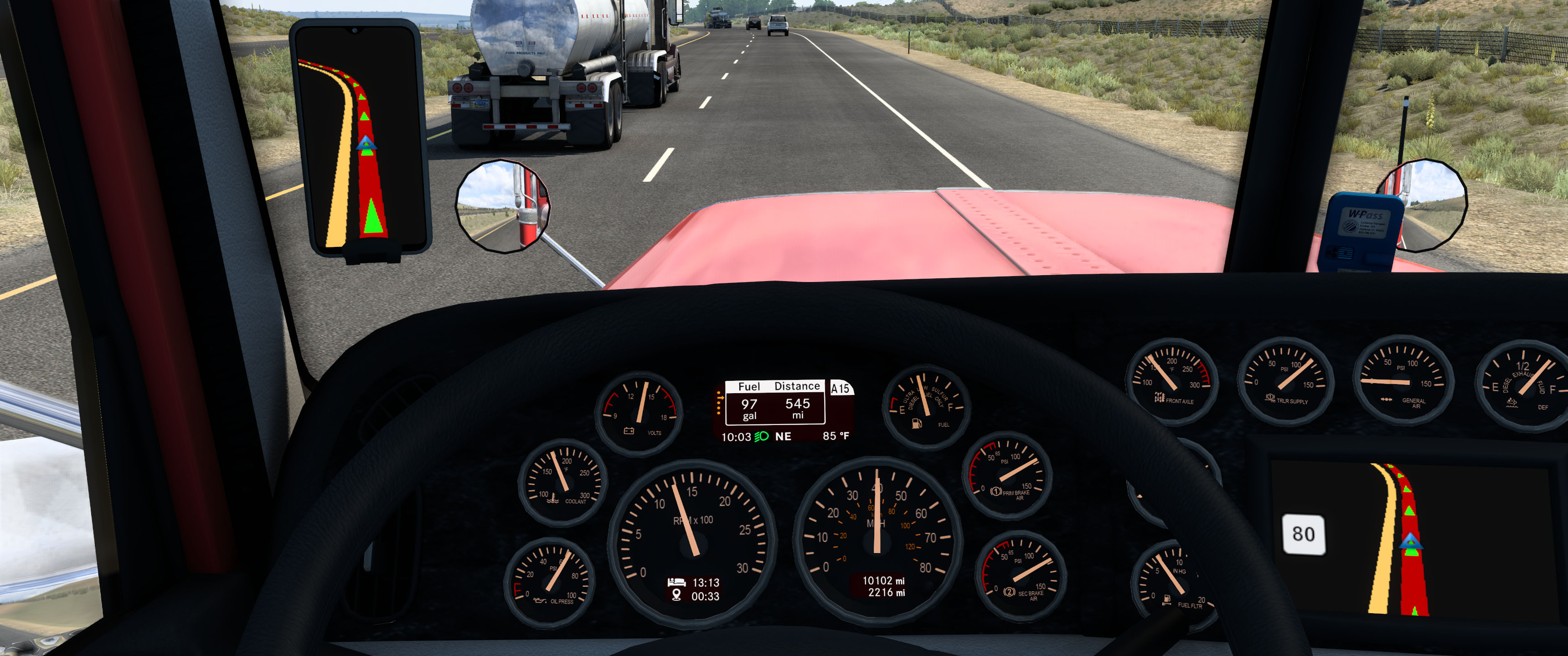 SCS Peterbilt 389 Custom Dashboard - 1.43 thumbnail 3