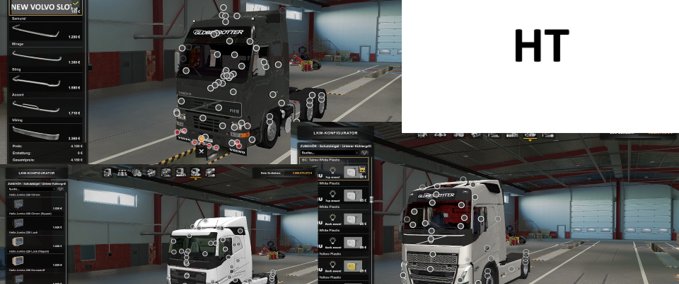 Sonstige Volvo SLOTS FÜR FH1 , FH16 , FH20 Eurotruck Simulator mod