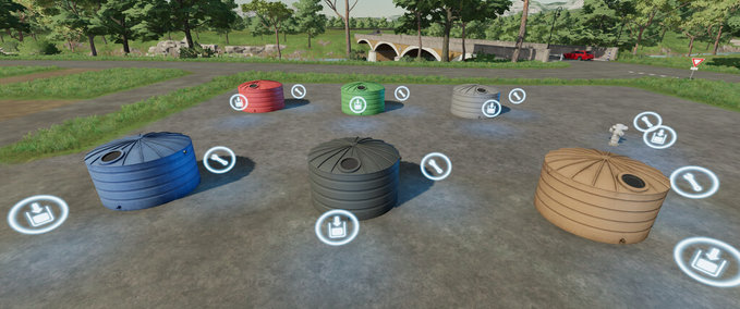 Platzierbare Objekte Tankpackung Für Flüssigkeitsspeicher Landwirtschafts Simulator mod