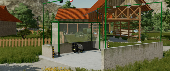 Platzierbare Objekte Waschplatz Landwirtschafts Simulator mod
