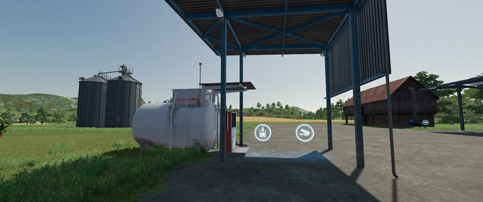 Platzierbare Objekte Tankstelle Landwirtschafts Simulator mod