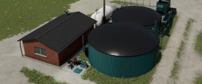 Platzierbare Objekte Biogasanlage 150kW Landwirtschafts Simulator mod