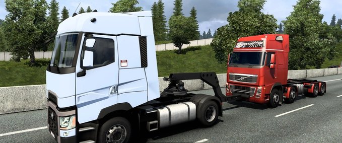 Trucks Volvo FH16 8×4 Abschleppdienst im Straßendienst - 1.43  Eurotruck Simulator mod