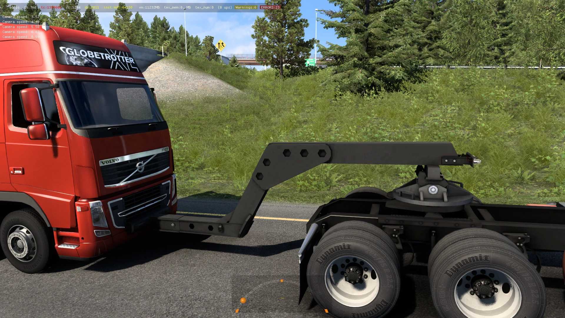 [ATS] Volvo FH16 8×4 Towing a to a Service Station in Traffic - 1.43 thumbnail 3