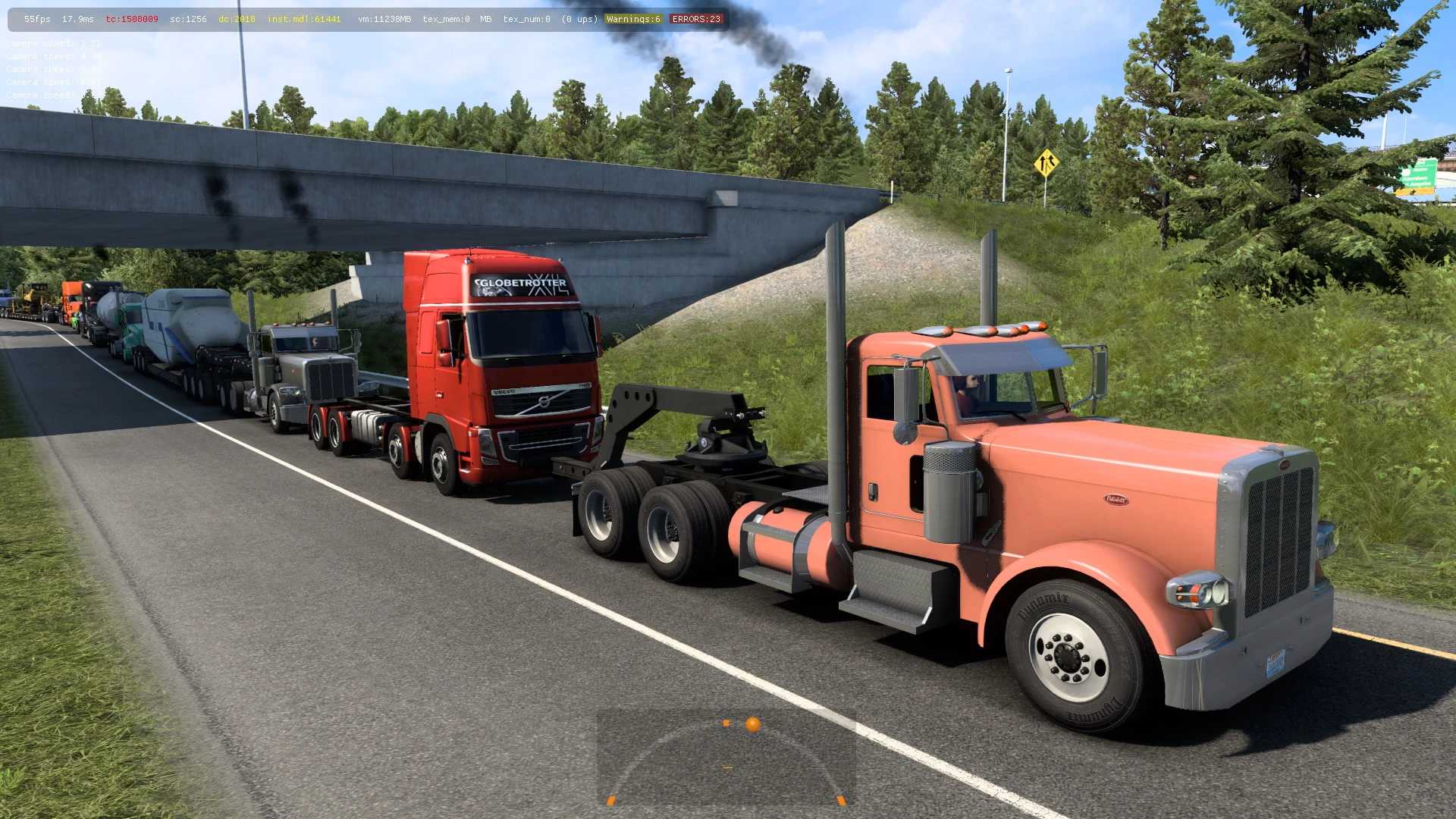 [ATS] Volvo FH16 8×4 Towing a to a Service Station in Traffic - 1.43 thumbnail 2
