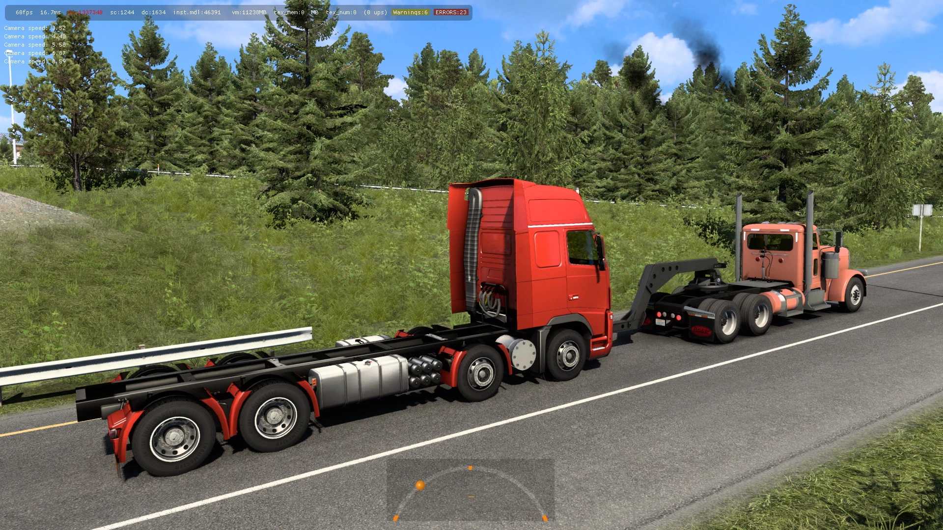 [ATS] Volvo FH16 8×4 Towing a to a Service Station in Traffic - 1.43 - Thumbnail 1