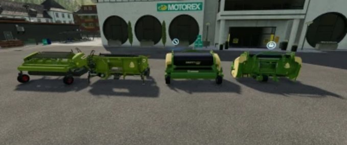 Schneidwerke & Schneidwerkswagen Feldhäcksler Pickup Pack für Stroh Landwirtschafts Simulator mod