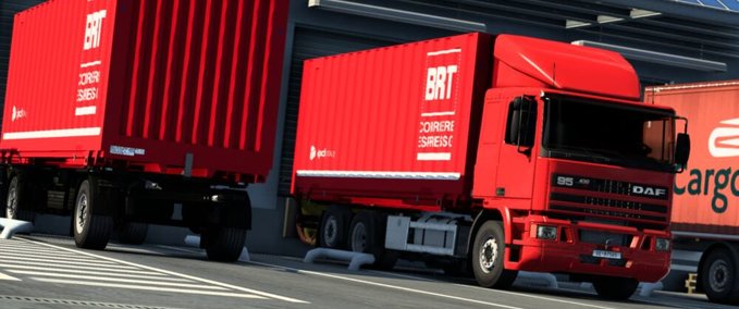 Trucks DAF 95 ATI By XBS Swap Body Addon - 1.43 Eurotruck Simulator mod
