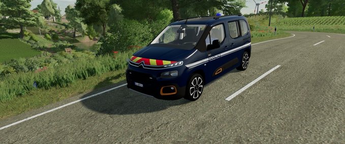 PKWs Citroën Berlingo XTR Gendarmerie Landwirtschafts Simulator mod