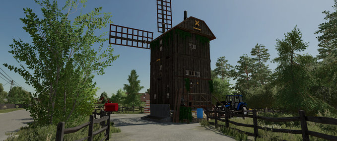 Platzierbare Objekte Alte Getreidemühle Landwirtschafts Simulator mod