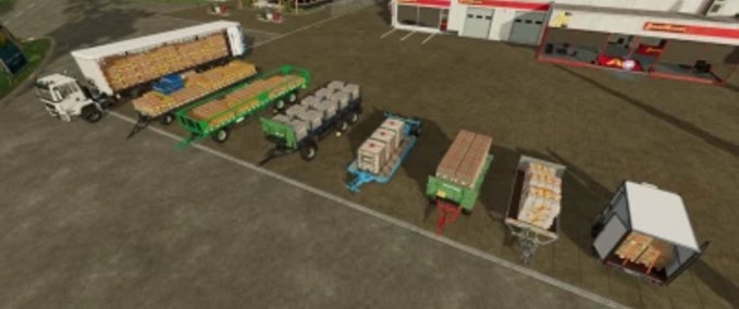 Sonstige Anhänger Autoload Stock Trailer Pack Landwirtschafts Simulator mod