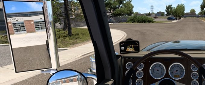 Trucks International 9900i Mirror Fudge  American Truck Simulator mod