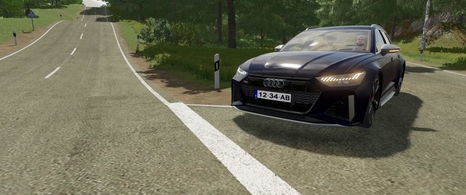 Cars Audi RS6 Avant C8 Farming Simulator mod