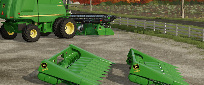 Schneidwerke & Schneidwerkswagen John Deere Corn Headers Landwirtschafts Simulator mod
