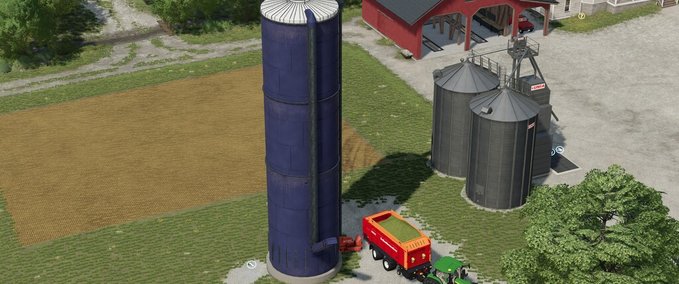 Platzierbare Objekte Amerikansiche Fermentiersilos Landwirtschafts Simulator mod