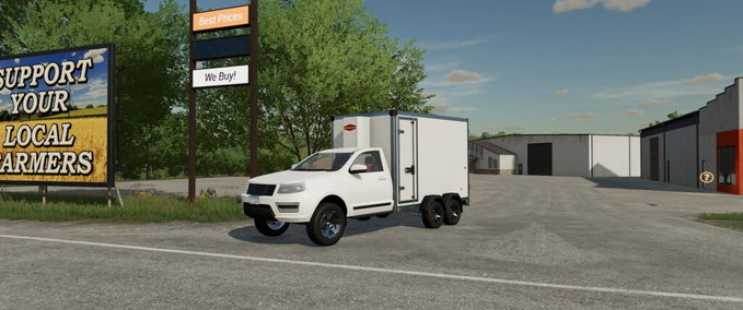 PKWs Kühltransporter Landwirtschafts Simulator mod